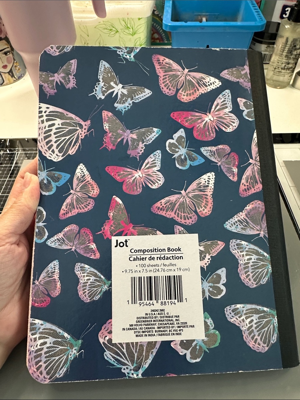 Decorated composition notebook - Picture 3 of 6